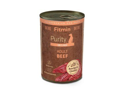 fitmin dog purity tin beef 400 g h L