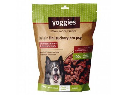 yoggies nove suchary pro psy s hovezim masem a cervenou repou 150g 9eb53343 8d2c 4fda 9cfb a6b5327cf2b6