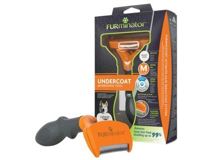FURminator Short Hair vyčesávací hrablo pro krátkosrsté psy