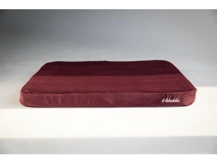 dog bed velvet wine color lebeddie S3A0632 min scaled
