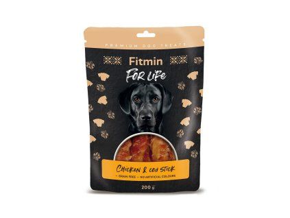 ffl dog treat chicken cod stick 200g fpo042 h L