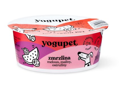 Yogupet Zmrzlina pro psy a kočky s melounem, malinou a ostružinou