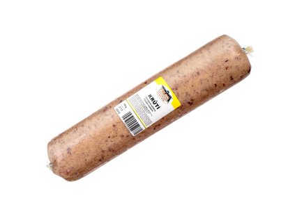 Sokol Falco Krůtí salám 1 kg, mražené maso pro psy