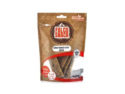 Sokol Falco Snack Sušené masové plátky králičí, sušené masové pamlsky pro psy