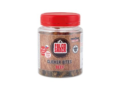 Sokol Falco Snack Clicker bites hovězí 130 g, tréninkové pamlsky pro psy