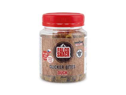 Sokol Falco Snack Clicker bites kachní 130 g, tréninkové pamlsky pro psy