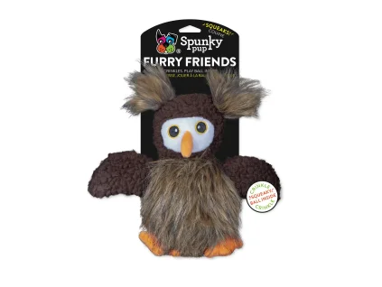 Spunky Pup Sova s pískacím míčkem