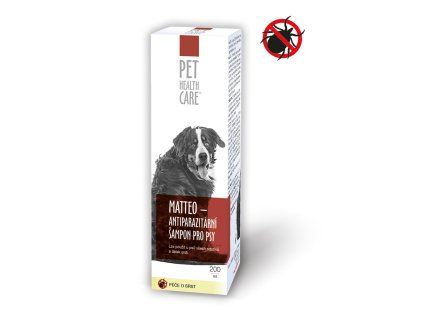 PET HEALTH CARE antiparazitní šampon pro psy MATTEO 200 ml