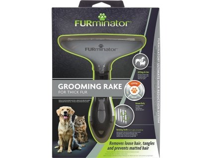 Furminator hřeben typu hráblo pro hustou srst