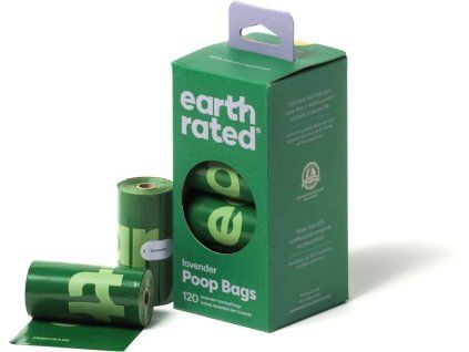 Earth Rated sáčky s vůní levandule 120 ks / 8 rolí