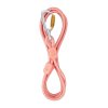 rope leash thin salmon pink 928161