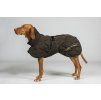 3237 BAY Thermal Dog Coat, High set tail Olive Detail 01